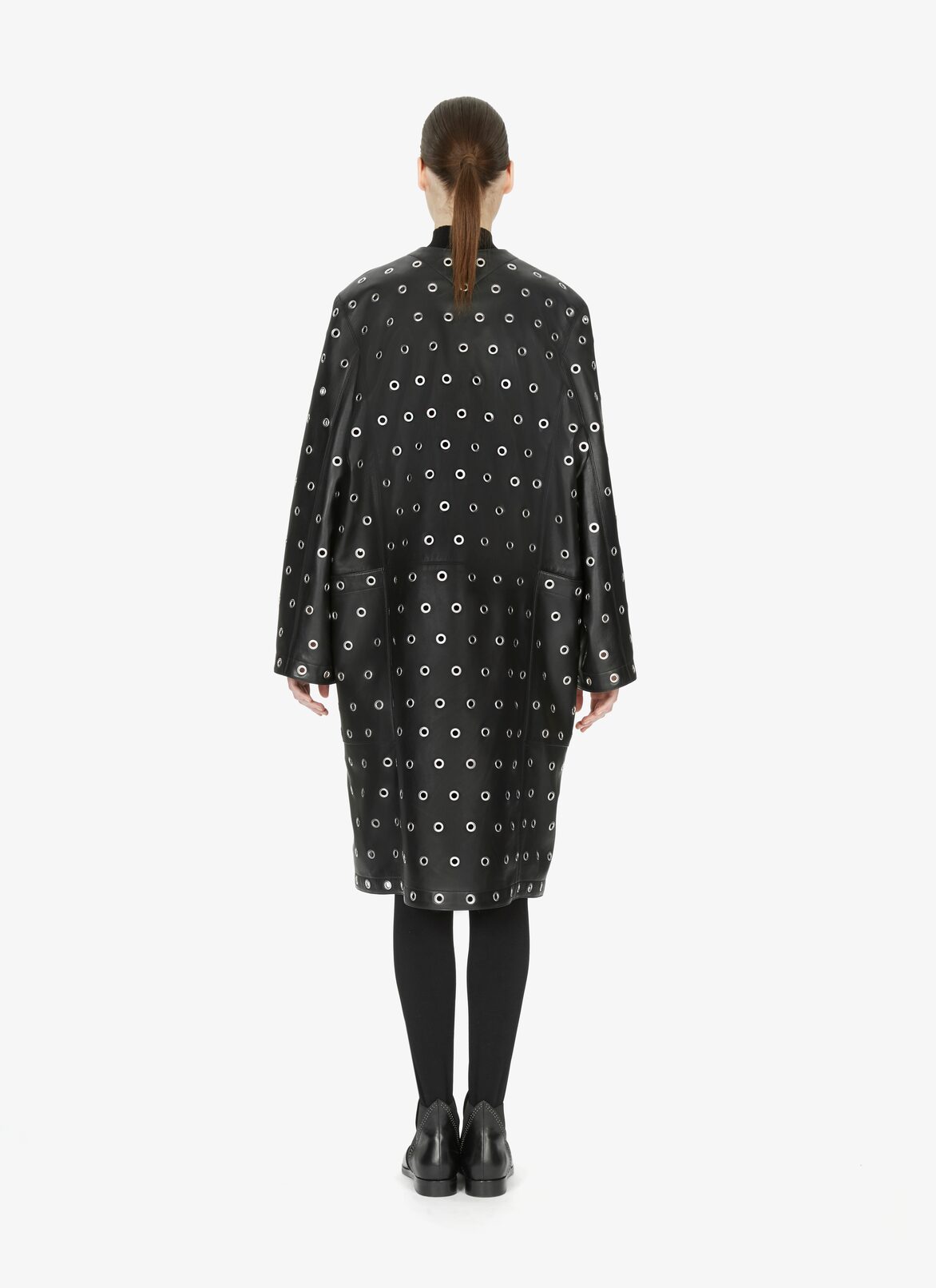 COAT AGNEAU LUX BLACK ALAÏA BLACK COAT AGNEAU LUX BLACK